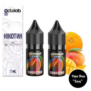 Набор для самозамеса солевой Octobar Strong Mango Citrus 10 ml 50 mg 10324 фото