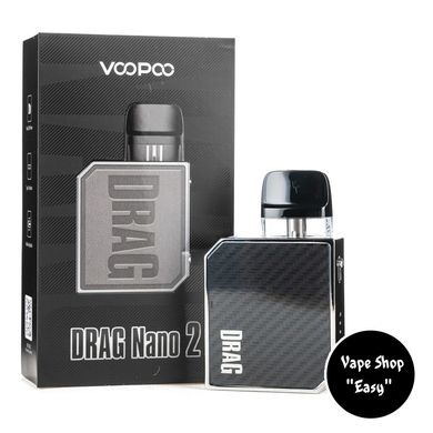 Pod система Voopoo Drag Nano 2 Carbon Fiber Starter Kit Оригінал 0634-2 фото