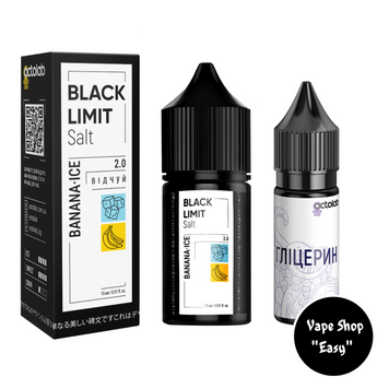 Набір для самозамісу сольовий Black Limit Salt Banana Ice 30 ml 50 mg 10147-1 фото