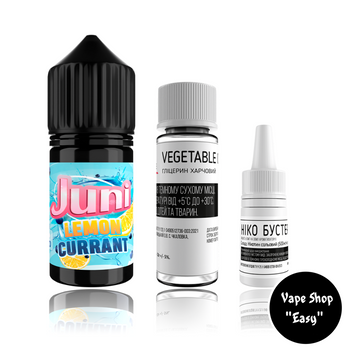 Набор для самозамеса солевой Juni Lemon Currant 30 ml 50 mg 10177-1 фото
