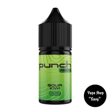 Набір для самозамісу сольовий Punch Neon Sour Kiwi 30 ml 65 mg 10451-13 фото