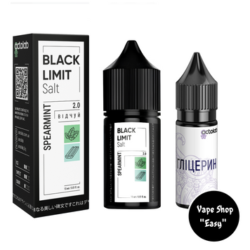 Набор для самозамеса солевой Black Limit Salt Spearmint 30 ml 50 mg 10147 фото