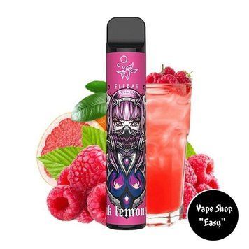 Одноразовая Pod система Elf Bar Lux 1500 Pink Lemonade (Лимонад с малиной) 50mg 850mah на 1500 затяжек 0709-11 фото