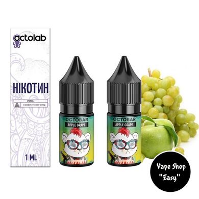 Набор для самозамеса солевой Octobar NFT Apple Grape 10 ml 50 mg 10328 фото