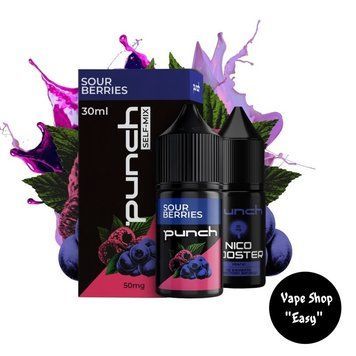 Набір для самозамісу сольовий Punch Sour Berries 30 ml 65 mg 10419-1 фото
