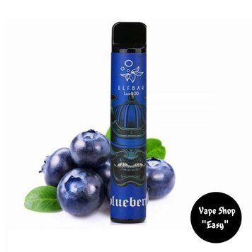 Одноразовая Pod система Elf Bar Lux 1500 Blueberry (Черника) 50mg 850mah на 1500 затяжек 0709-13 фото