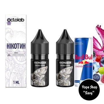 Набор для самозамеса солевой Octobar NFT Energy Drink 10 ml 50 mg 10331 фото