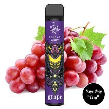 Одноразовая Pod система Elf Bar Lux 1500 Grape (Виноград) 50mg 850mah на 1500 затяжек 0709-16 фото
