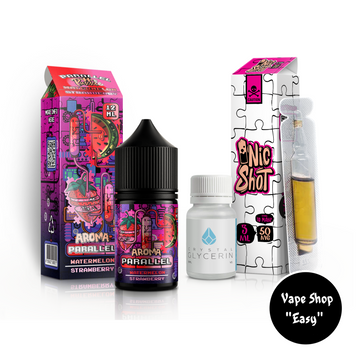 Набор для самозамеса солевой Parallel Watermelon Strawberry 30 ml 30 mg 10506-1 фото