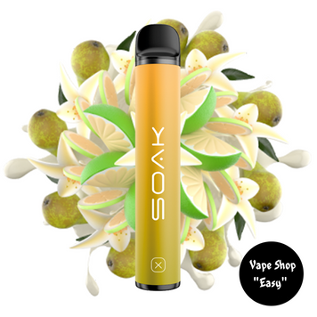 Одноразовая Pod система Soak 1500 Vanilla Pear (Ванильная груша с лаймом) 0722-6 фото