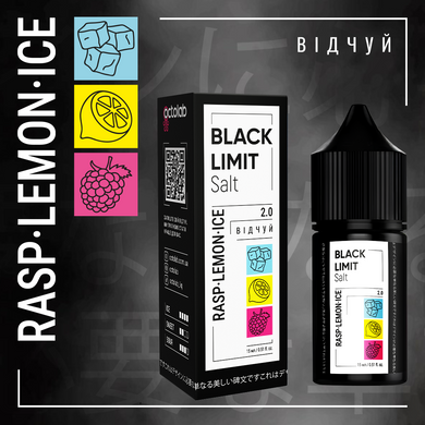 Набор для самозамеса солевой Black Limit Salt Rasp Lemon Ice 30 ml 50 mg 10147-6 фото