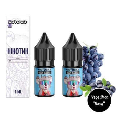 Набор для самозамеса солевой Octobar NFT Grape Blue Ice 10 ml 50 mg 10332 фото