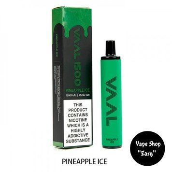 Одноразовая Pod система Joyetech VAAL 1500 Pineapple Ice (Ананас) 50mg 1100mah на 1500 затяжек 0700-7 фото
