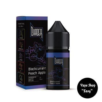 Солевая жидкость для под систем Chaser Black Blackcurrant Peach Apple 30 ml 30 mg 2238 фото