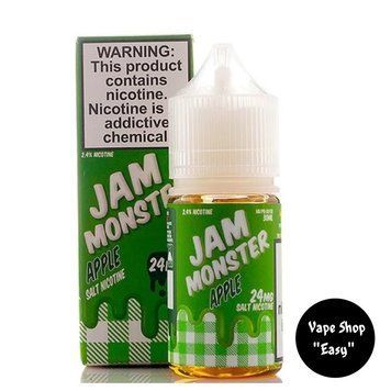 Солевая жидкость для под систем Jam Monster Apple 24 mg 2292-1 фото