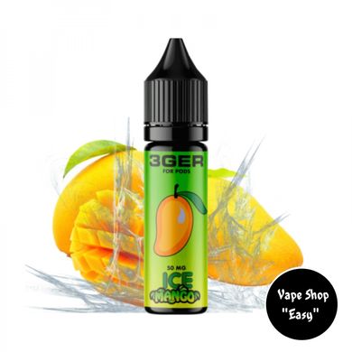 Солевая жидкость для под систем 3GER SALT Ice Mango 15 ml 35 mg 0110-1 фото