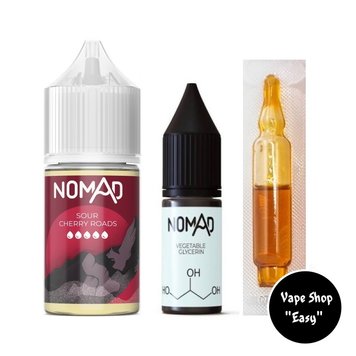 Набор для самозамеса солевой Nomad Sour Cherry Roads 30 ml 50 mg 10410 фото