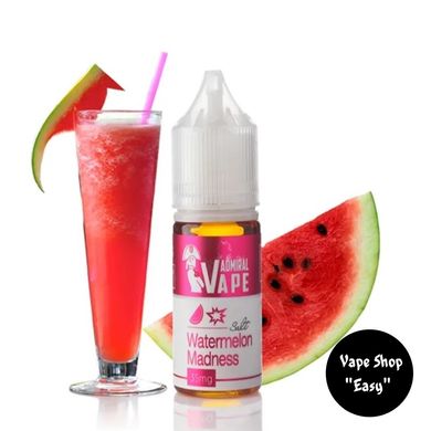 Сольова рідина для под систем Admiral Vape Watermelon Madness 15 ml 35 mg 2277 фото