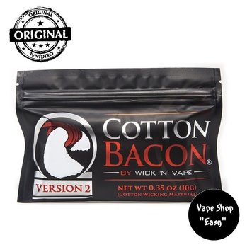 Вата для электронных сигарет Cotton Bacon Version 2 Оригинал 01002 фото