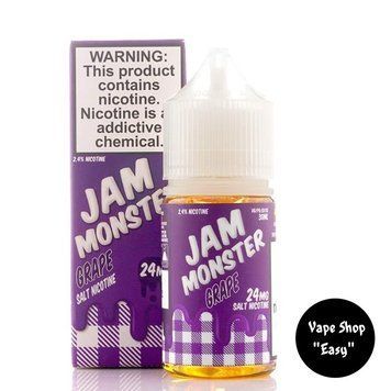 Солевая жидкость для под систем Jam Monster Grape 24 mg 2265-1 фото