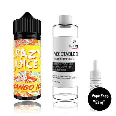 Crazy Juice Mango Ice 120 ml Набор для самозамеса органический 03030-1 фото