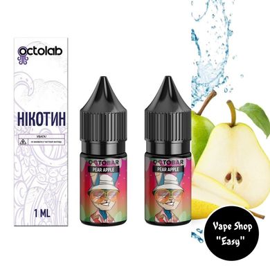 Набор для самозамеса солевой Octobar NFT Pear Apple 10 ml 50 mg 10336 фото