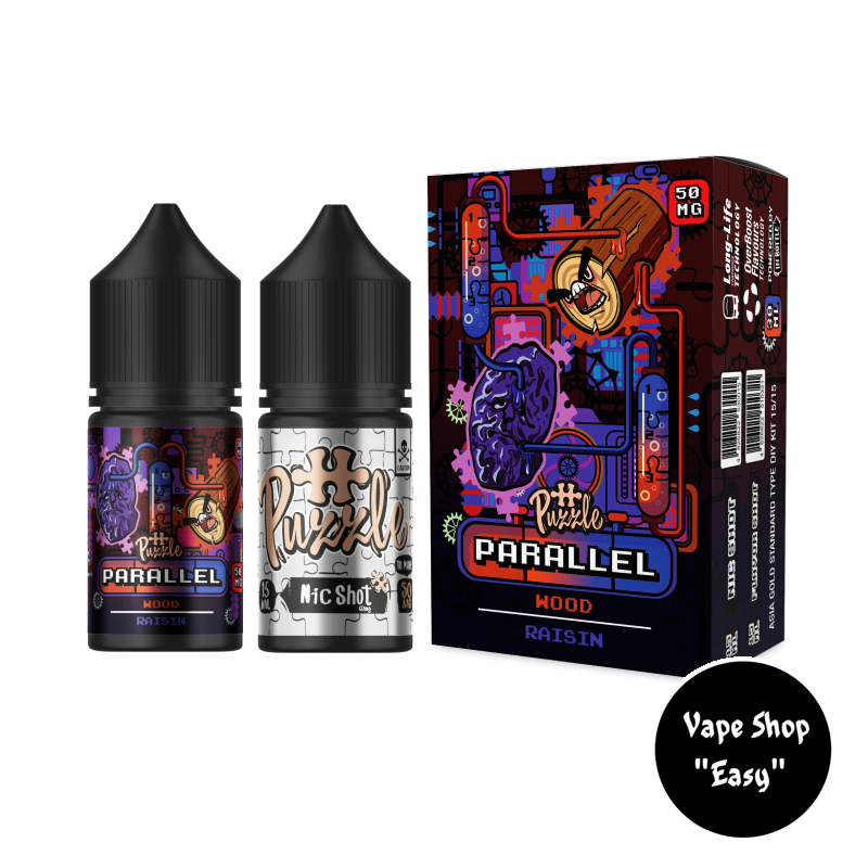 Набір для самозамісу сольовий Parallel Wood Raisin 30 ml купити