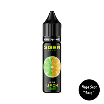 Солевая жидкость для Pod 3GER SALT Lemon Lime 0112 фото