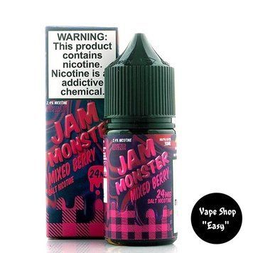Солевая жидкость для под систем Jam Monster Mixed Berry 24 mg 2268 фото