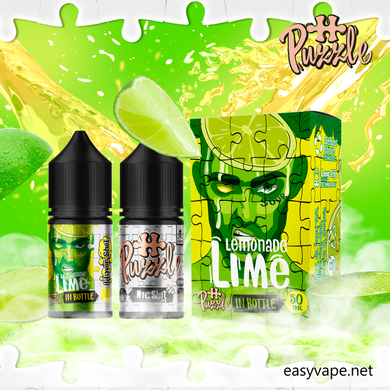 Набір для самозамісу сольовий In Bottle Puzzle Lime Lemonade 30 ml 30 mg 10274 фото