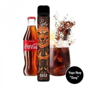 Одноразовая Pod система Elf Bar Lux 2000 Cola (Кола) 50mg 1200mah на 2000 затяжек 0706-10 фото