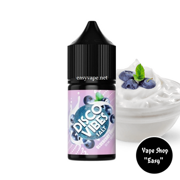 Солевая жидкость для под систем Disco Vibes Blueberry Yogurt 35 mg 0037-1 фото