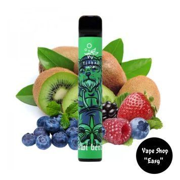 Одноразовая Pod система Elf Bar Lux 2000 Kiwi Berry (Киви Ягоды) 50mg 1200mah на 2000 затяжек 0706-11 фото