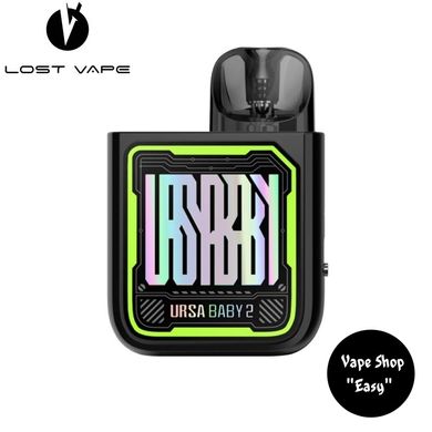 POD система Lost Vape Ursa Baby 2 Tech Black Fancy Maze Starter Kit Оригінал 0690-5 фото