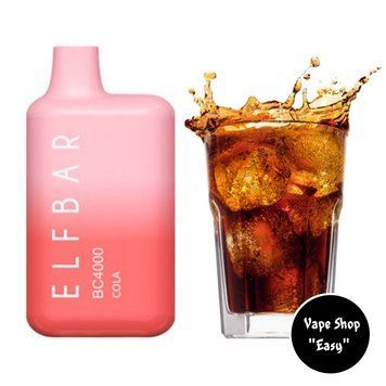 Одноразовая Pod система Elf Bar BC 4000 Cola (Кола) 50mg c подзарядкой на 4000 затяжек 0717-2 фото
