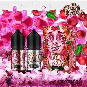 Набір для самозамісу сольовий In Bottle Puzzle Pink Berry 30 ml 30 mg 10431 фото