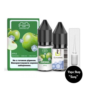 Набор для самозамеса солевой FlavorLab Puff Apple Ice 10150-10 фото