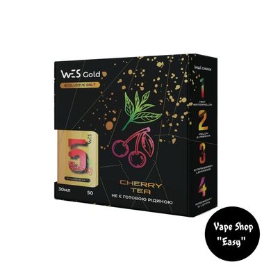 Набір для самозамісу сольовий Wes Gold Cherry Tea 30 ml 50 mg 10383 фото