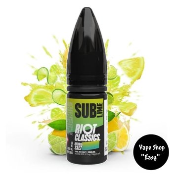 Набор для самозамеса солевой Riot Classics Sub Lime 30 ml 50 mg 10570-7 фото