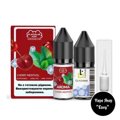 Набор для самозамеса солевой FlavorLab Puff Cherry Menthol 10150-11 фото