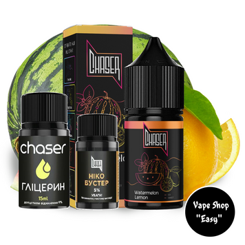 Набір для самозамісу сольовий Chaser Black Watermelon Lemon 30 ml 50 mg 10463 фото