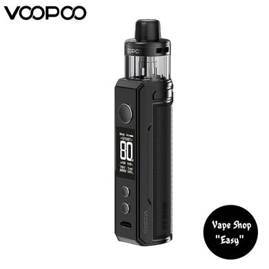 Вейп Voopoo Drag X2 Spray Black Pod Mod Starter Kit Оригінал 0511-2 фото