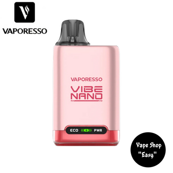 POD система Vaporesso Vibe Nano Kit Strawberry Red Оригінал 00708-3 фото