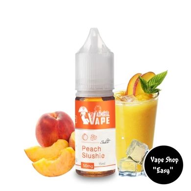 Сольова рідина для под систем Admiral Vape Peach Slushie 15 ml 35 mg 2289 фото