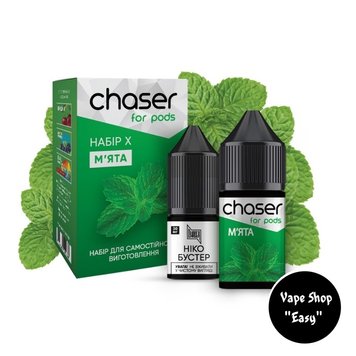 Набір для самозамісу сольовий Chaser For Pods М'ята 50 mg 10140-1 фото