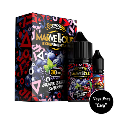 Набор для самозамеса солевой Marvellous Experimental Grape Berry Cherry 30 ml 50 mg 10491 фото