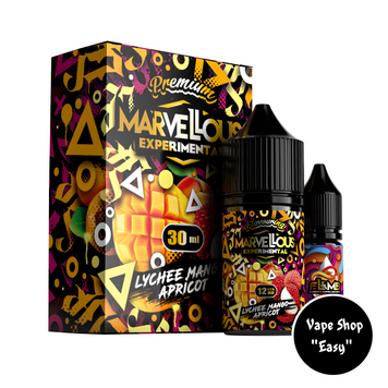 Набір для самозамісу сольовий Marvellous Experimental Lychee Mango Apricot 30 ml 50 mg 10492 фото