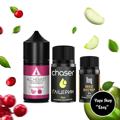 Набор для самозамеса солевой Alchemist Cran Apple 30 ml 50 mg 10384 фото