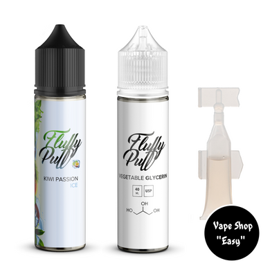 Fluffy Puff Kiwi Passion Ice 60 ml Набор для самозамеса органический 03054-1 фото