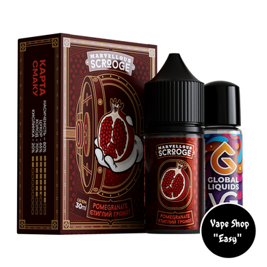 Набор для самозамеса солевой Marvellous Scrooge Ripe Pomegranate 30 ml 50 mg 10610-1 фото